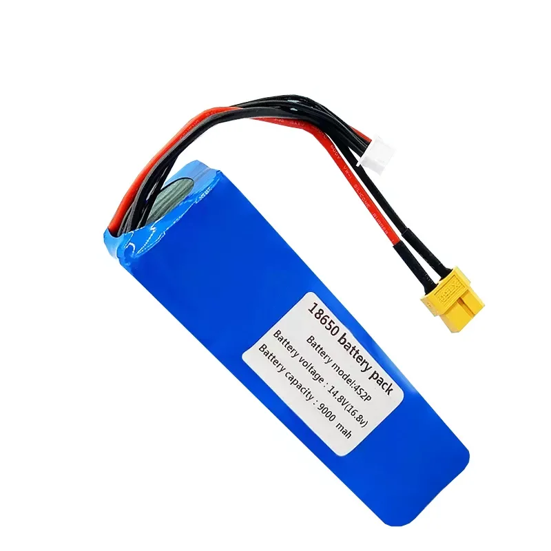 

NEW Newest 14.8V 9Ah 4S2P High Capacity 16.8V Li-ion Battery UAV Rechargeable for Various RC Airplane Drone Quadrotor XH2.54-5P
