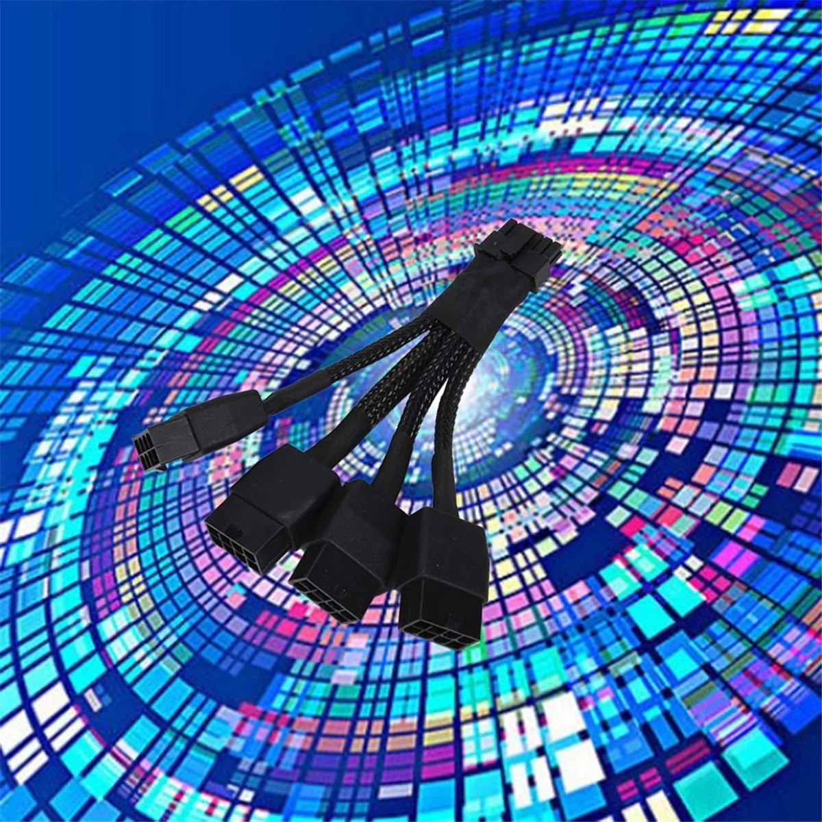 Разъем 4X8Pin на 16-контактный разъем PCI-E 5 0 12VHPWR Провод для кабеля-переходника RTX4090