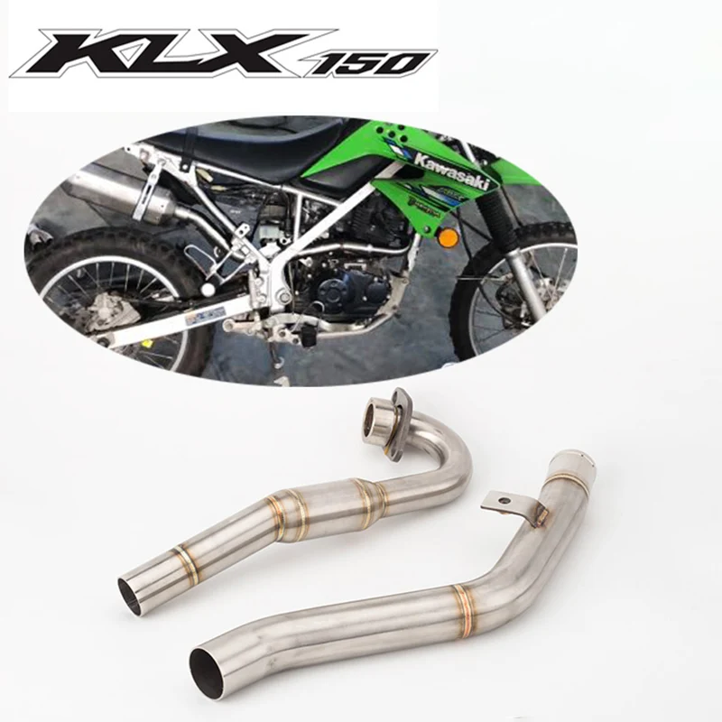 

Full System For Motorcycle Modification Off-Road Vehicle Exhaust Escape KLX 150 Pipe KLX150 Front KLX150BF KLX150L Muffler