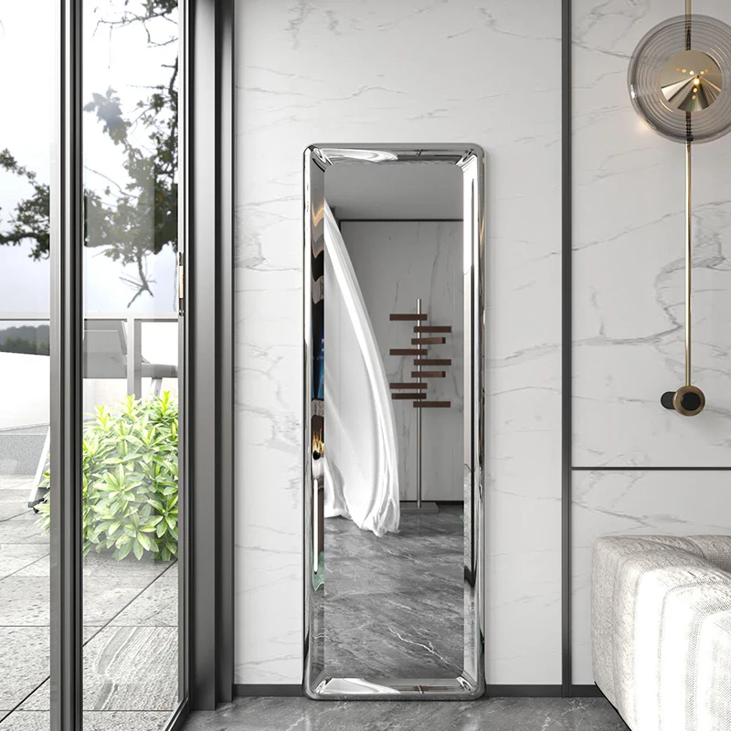 

Luxury Dressing Decorative Mirrors Bedroom Standing Long Elegant Entrance Mirrors Minimalist Rectangle Specchio Home Decorations