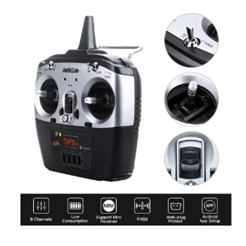 Radiolink T8FB BT 8-канальный радиоконтроллер 2 4G с приемником R8EF дистанционный