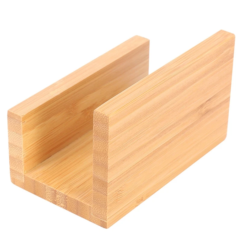 Держатель для визиток из бамбукового дерева мужчин и женщин