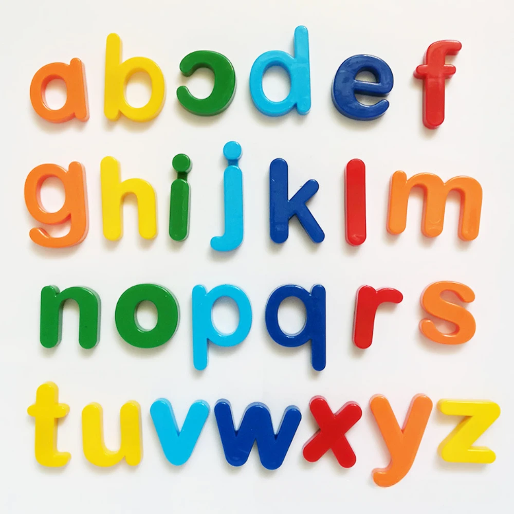 

26Pcs Magnetic Learning Alphabet Letters Plastic Refrigerator Stickers Toddlers Kids Learning Spelling Counting Educational Toys