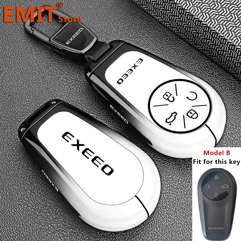 Чехол для автомобильного ключа Exeed Exlantix STERRA ET ES, чехол с дистанционным управлением NFC-картой, брелок для ключей, кольцо-держатель, аксессуары для брелоков