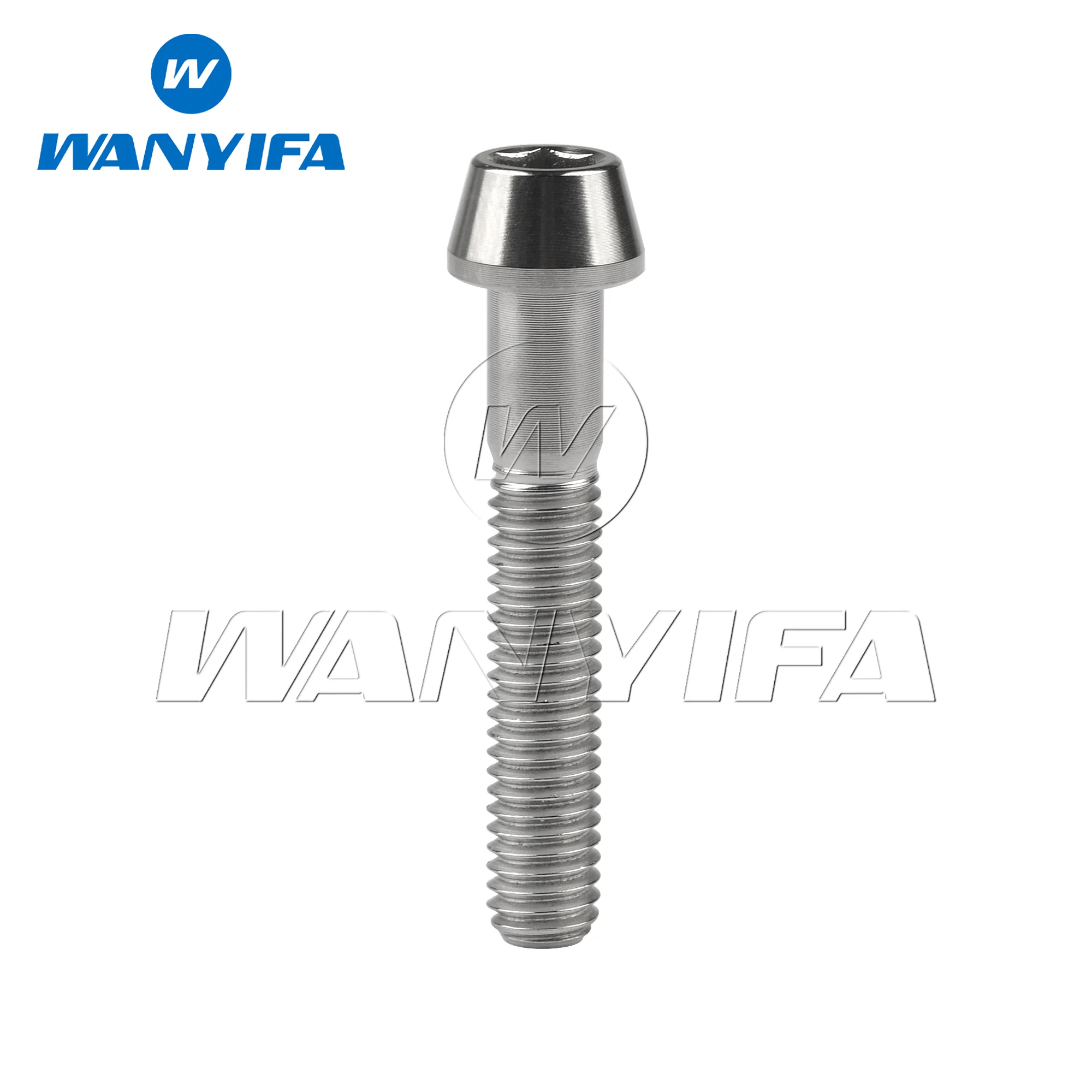 

Титановые болты Wanyifa M8x15/20/25/30/35/40/45/50/70 мм, винт с шестигранной головкой и конической головкой для велосипеда, мотоцикла, автомобиля, крепеж Ti 4/10 шт.