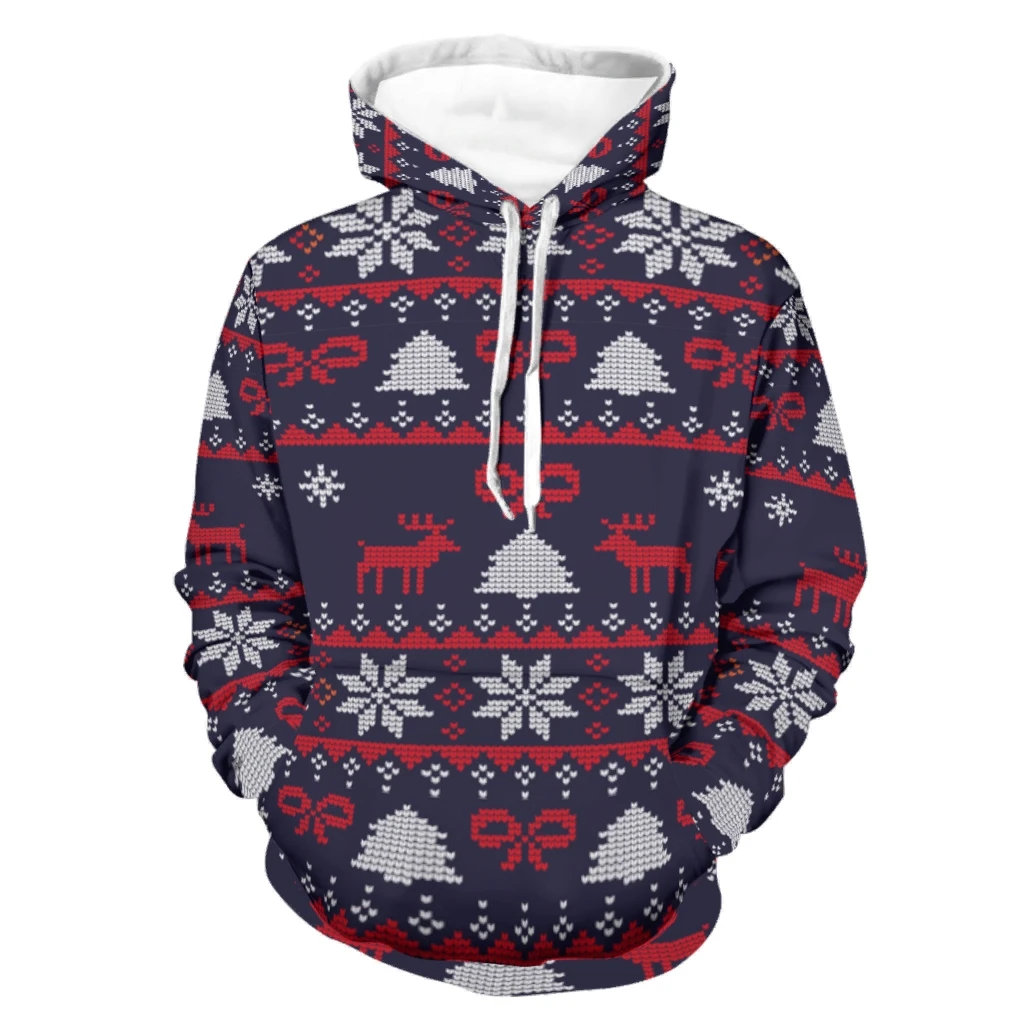 

Christmas Men Hoodies Soft Hooded Sweatshirt Hoodie For Men