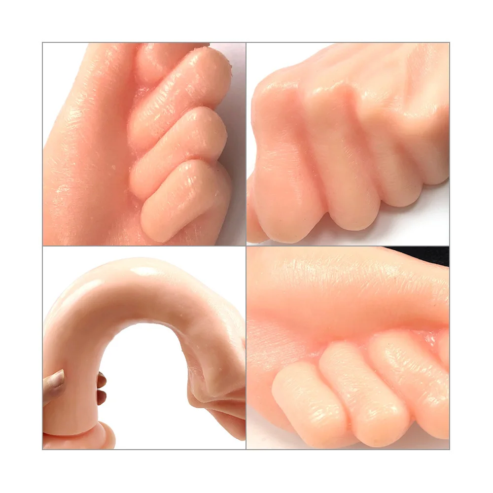 Super Huge Simulation Fist Dildo Hand Touch G-spot Anal Plug Vaginal Masturbation TPE Suction Cup Sex Toys for Unisex Couple Gay | Красота и