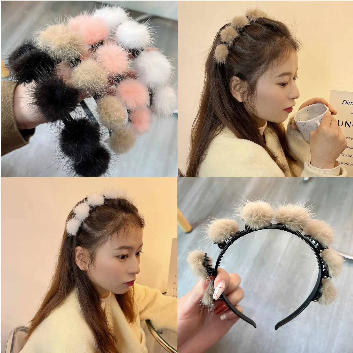 Однотонная искусственная лента для волос зажим челка обруч подарок на день