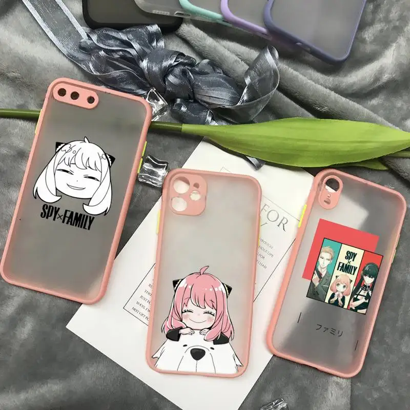 

Spy x Family Anya Forger Baby cute Phone Case matte transparent For iphone 11 12 13 7 8 plus mini x xs xr pro max cover