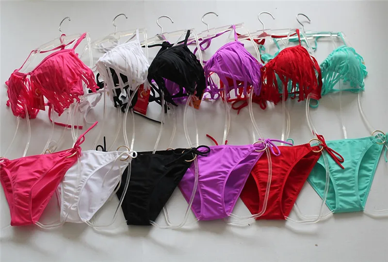 Новое поступление сексуальный женский купальник с кольцом-кисточкой модель 2023