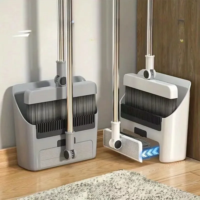 Набор Из 3 Предметов Для Домашней Уборки С Утолщенной Подметальной Метлой И