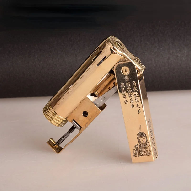 IMCO Оригинальный медный керосиновый зажигалка 6600 Гасонлион бензиновый кремневый огонь вспышка механический аксессуар для курения.