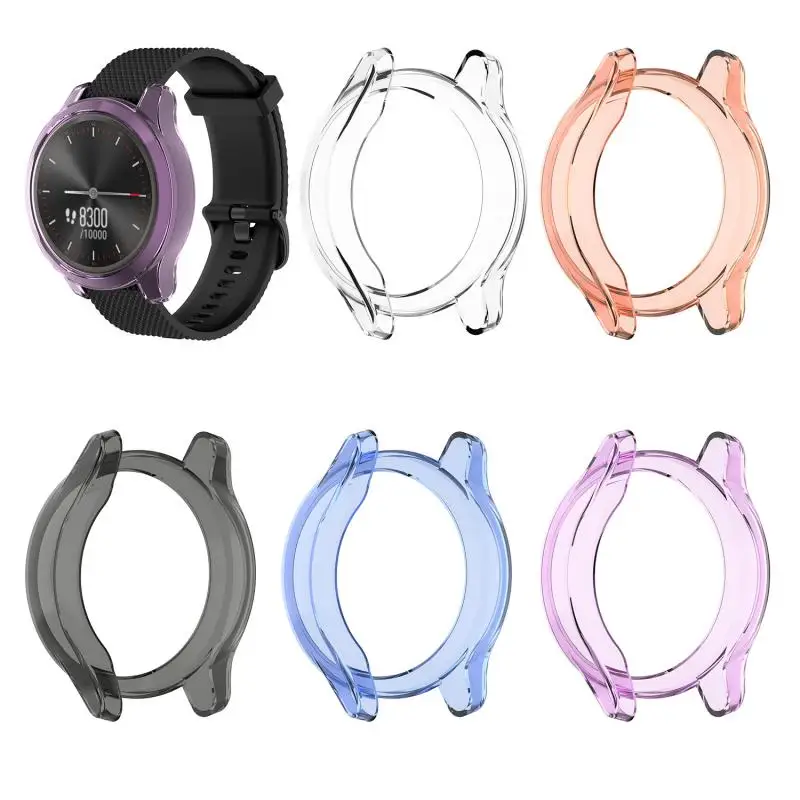 

Case for Garmin Vivoactive 4S watch for GarminActiveS cover bumper Accessories Protector Full coverage TPU Screen Protection