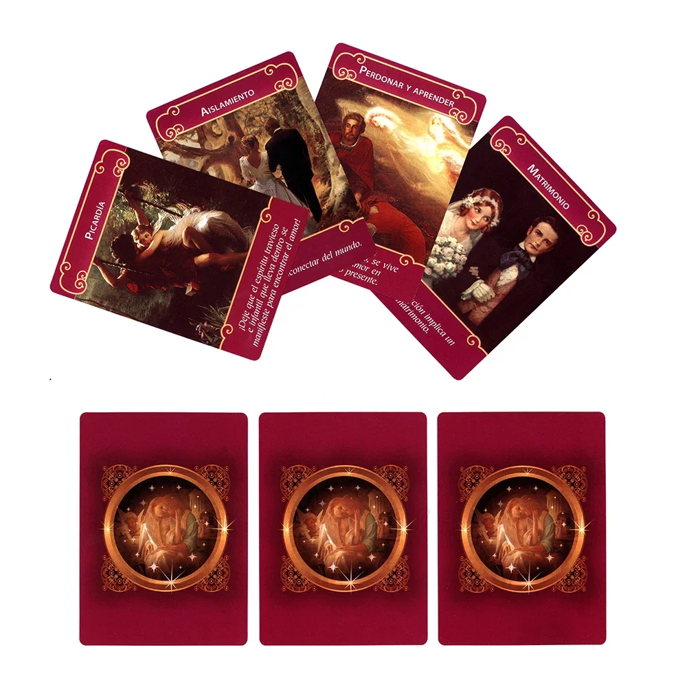 Новинка в Испании колода карт Таро Романские ангелы и Оракул | 44-картки Романский