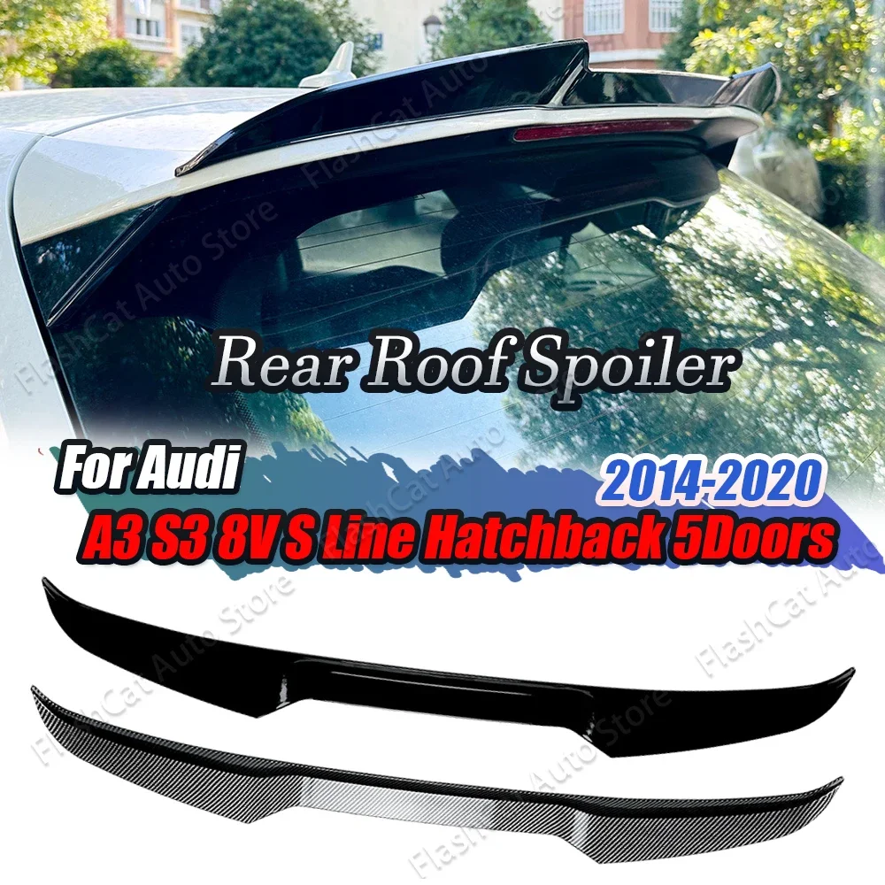 A3 S3 Sline Автомобильный задний спойлер на крышу ABS отделка багажника заднее крыло