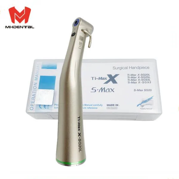 Dental Implant Handpiece Fiber Optic Nsk Ti-max X-sg20l Type 20:1 Reduction Low Speed Led Contra Angle | Красота и здоровье
