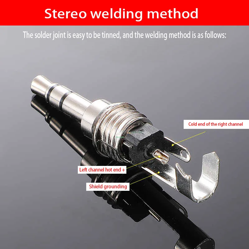 1-20 шт. Разъем Rean 3 5 мм стерео разъем для наушников мужская/гнездовая пара линия