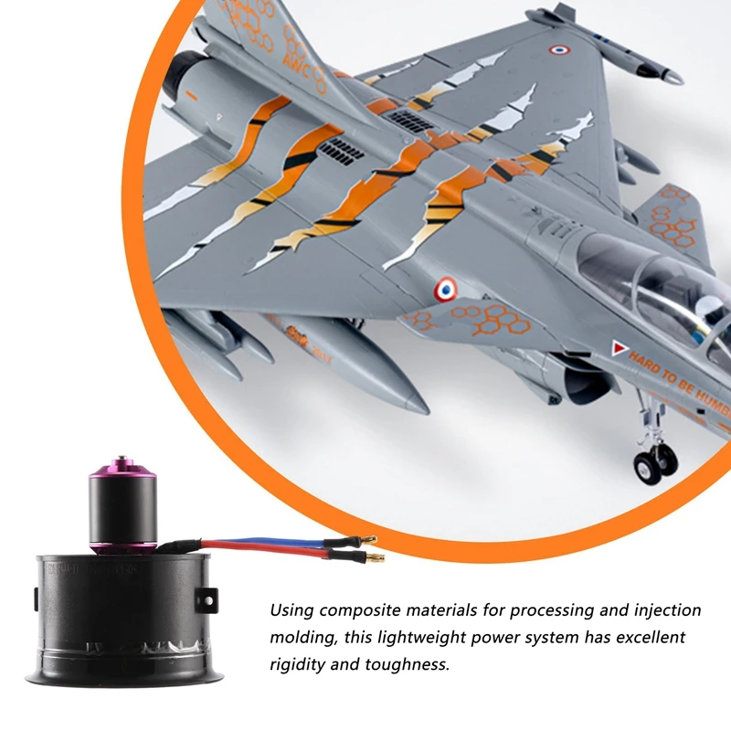 EDF 64 мм 3500KV 4S 11 лопастей RC вентилятор пропеллер с бесщеточным двигателем для JET