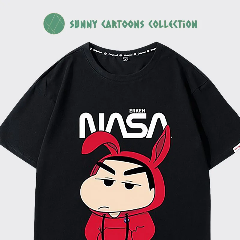 new Crayon Shin-chan cotton t-shirt men women summer casual 