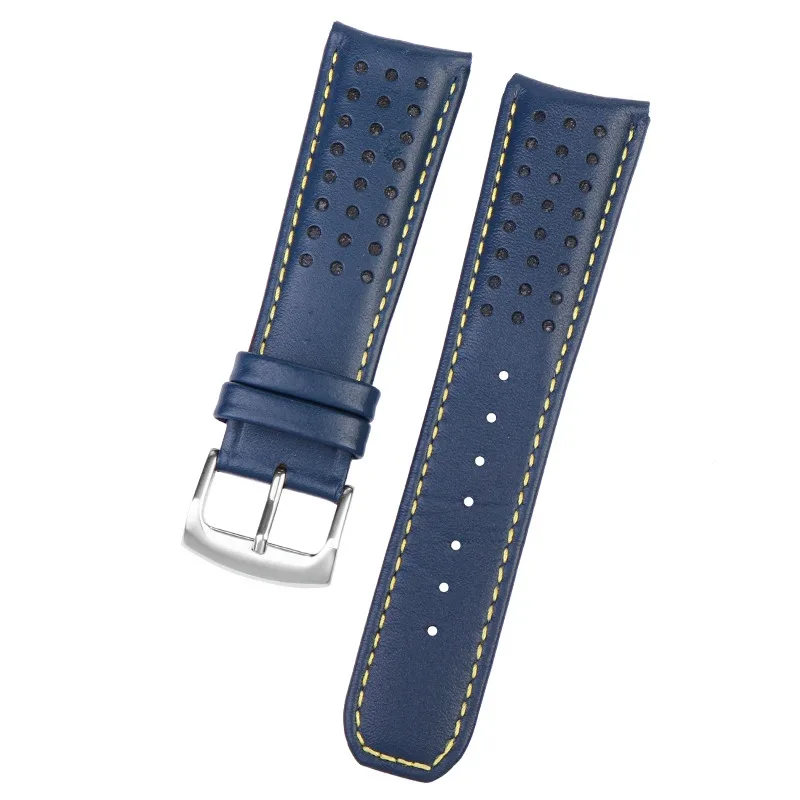 For CITIZEN Blue Angel Eco-Drive AT8020 JY8078 Eagle In The Air Genuine Cowhide Strap Leather Watch Band 22mm 23mm Men bracelet