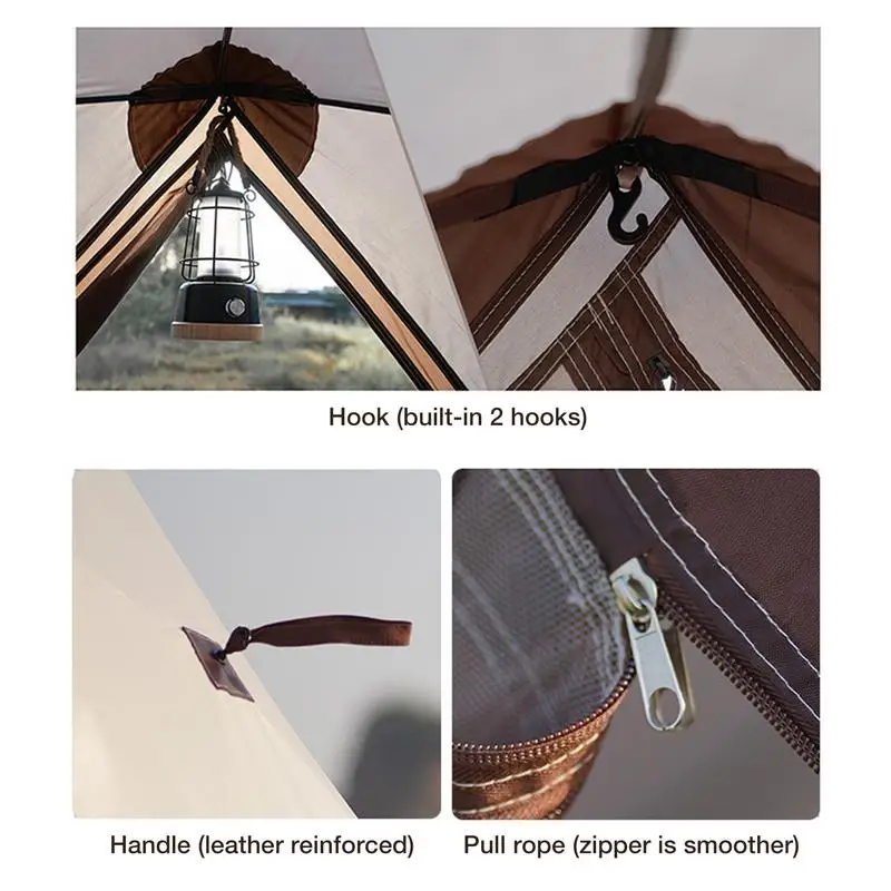 Туристическая палатка с треугольным тенером