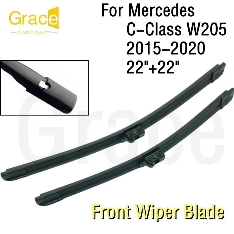 Щетка стеклоочистителя для Mercedes C-Class W205 22 дюйма + резиновая щетка лобового стекла