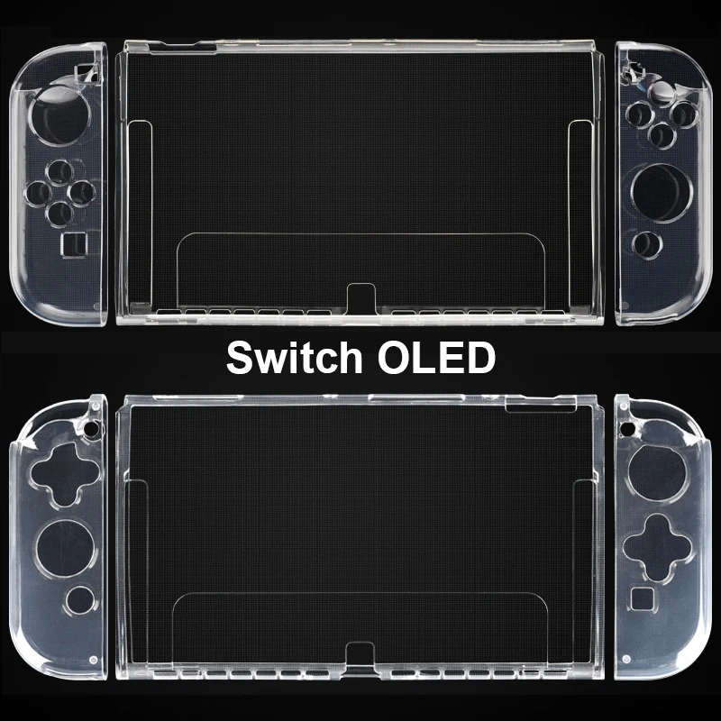 Dockable Case for Nintendo Switch OLED Model TPU Case Protective Case Cover for Nintendo Switch OLED Model