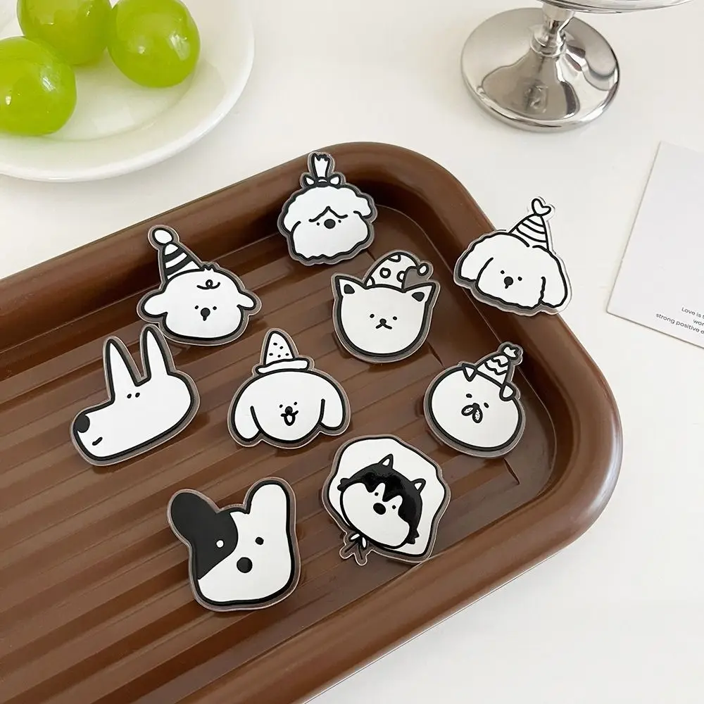 Модная акриловая заколка для собак Shih Tzu милая штифтовая Dobermann Maltese украшение