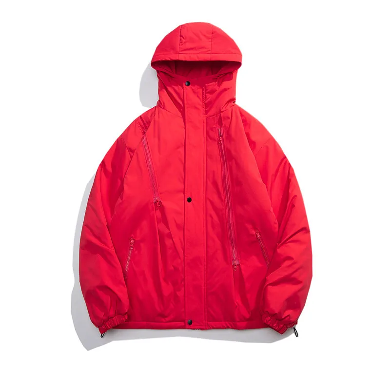 Winter Jacket Men Warm Fashion Thickened Down Jacket Men Streetwear Korean Loose Thick Short Coat Mens Hooded Parker M-5XL