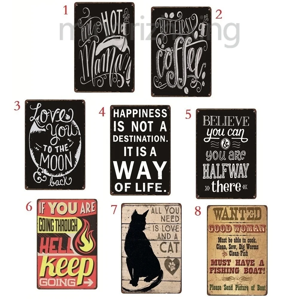 

Pin-up Metal Fashion Creative Style House Office Garage For Wall Decor Art 20cm*30cm(Visit Our Store, More Products!!!)