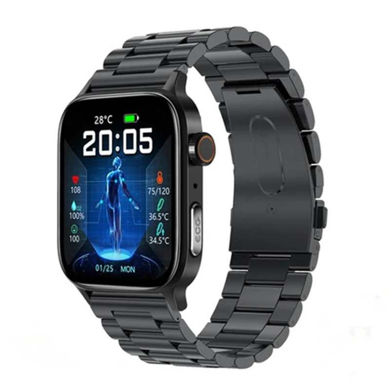

Smart Watch GT22 Men 1.85inch HD Bluetooth Call AI Voice ECG Temperature Blood Glucose Oxygen Monitoring Women Smartwatches