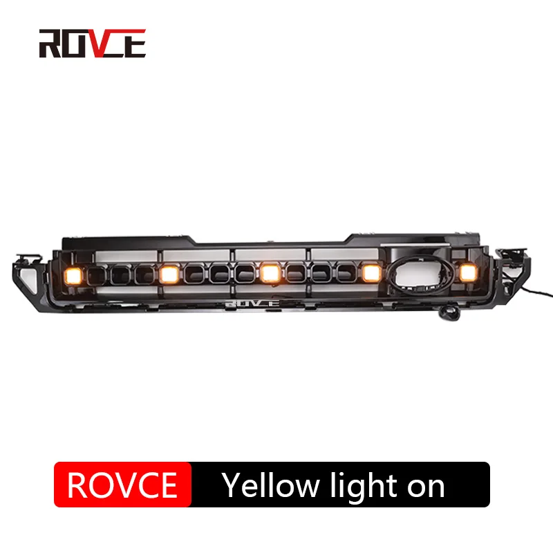 

Автомобильная вентиляционная решетка ROVCE, решетка переднего бампера со светодиодными динамическими ходовыми огнями OCTA для Land Rover Defender 20-25 90 110 130