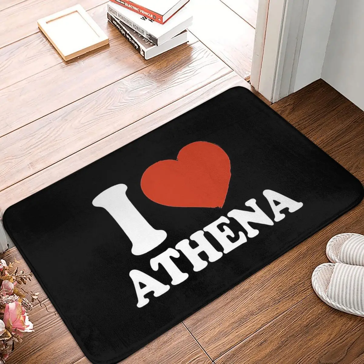 

Ковер I Love Athena коврик у двери ванной Греческая богиня ковер декор для входа в гостиную домашнюю кухню спальню водонепроницаемый коврик для в...