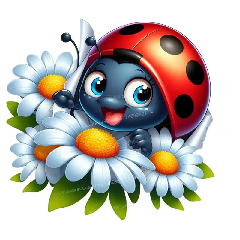 

Настенная наклейка божья коровка M994