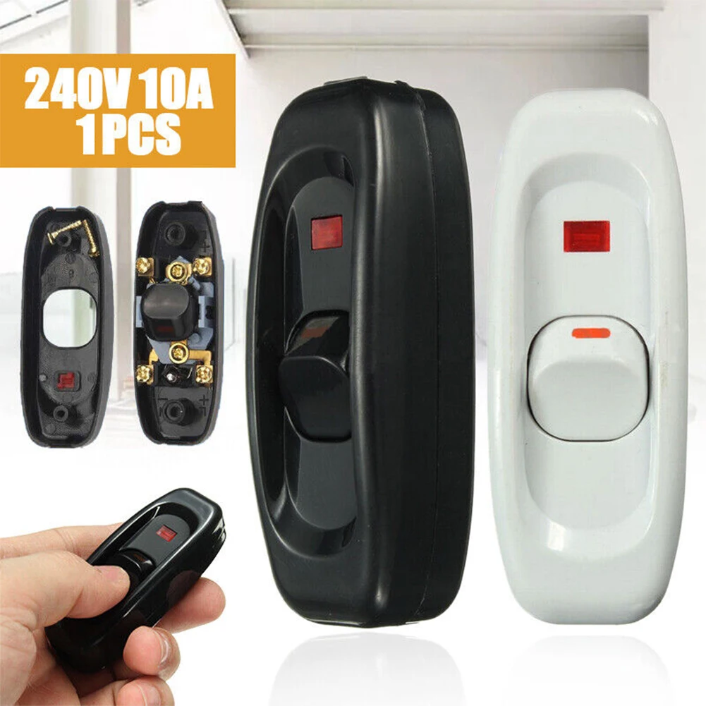 240 В 10 А встроенная кнопка включения/выключения настольные лампы шнур