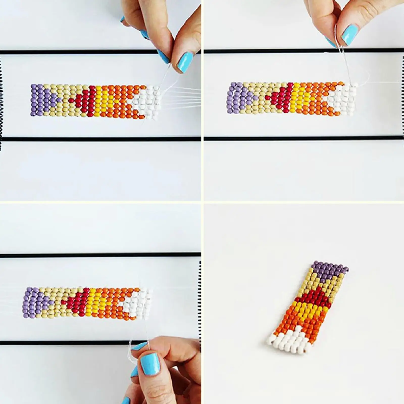 

Набор ткацкого станка для бусин, застежки-карабины, резьба для начинающих