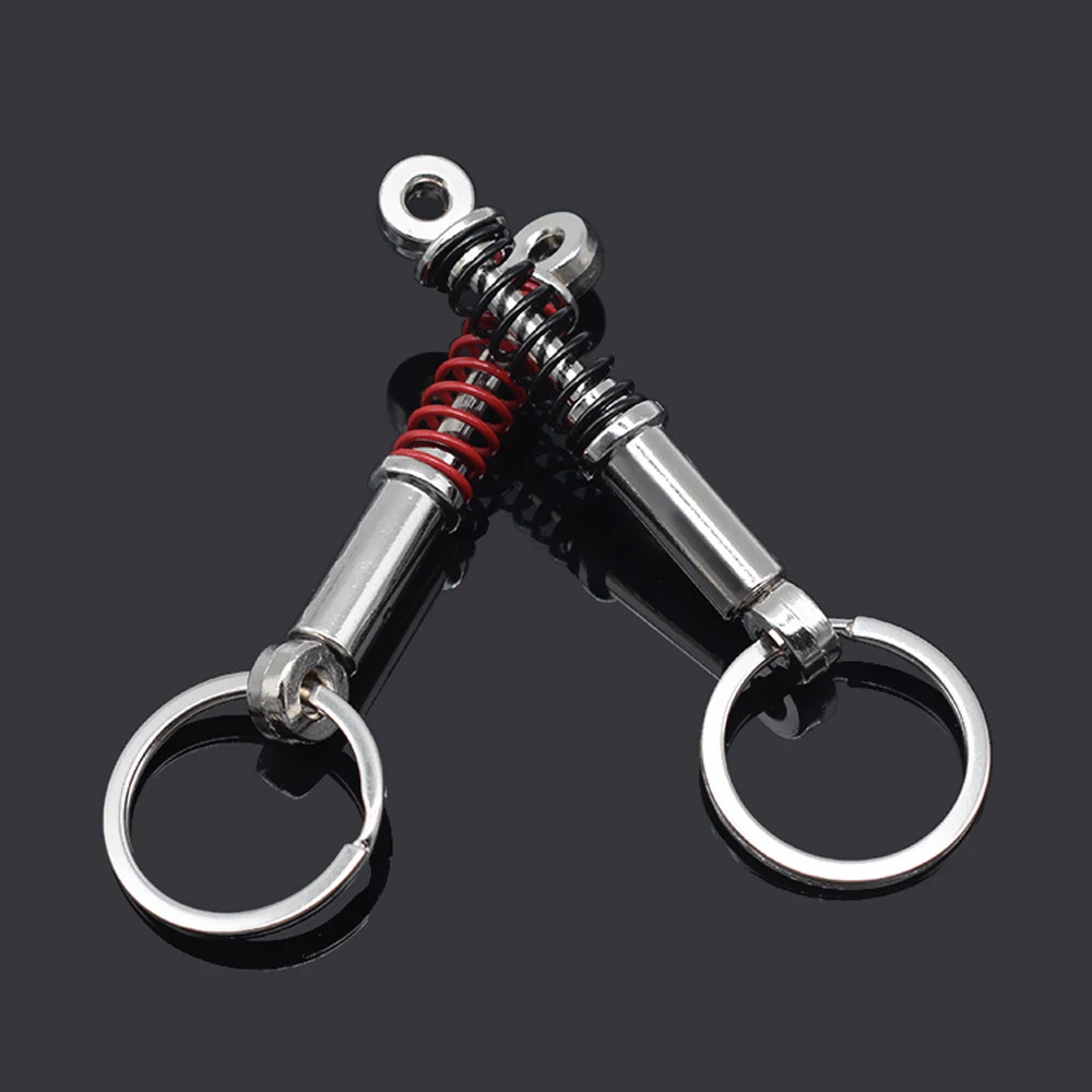 

Car Accessories Interior Keychains Personality Creative Metal Car Keychain Shock Absorption Universal Car Key Holder Key Ring