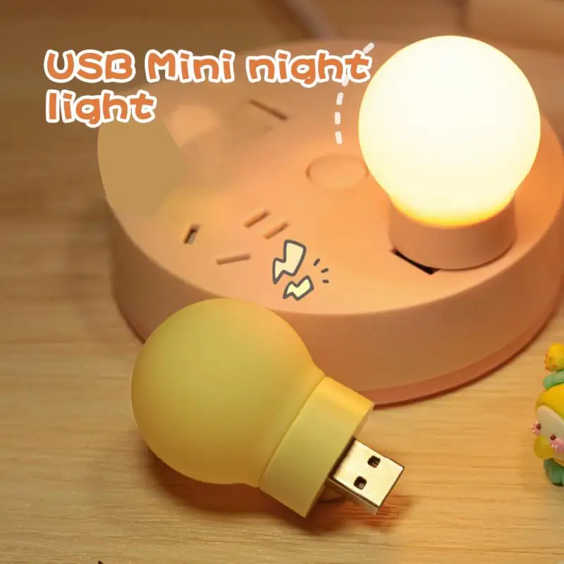 

New Portable Creative Gift Led Night Light Usb Plug-in Decorative Ornaments Ins Mini Cute Girl Atmosphere Camping Table Lamp