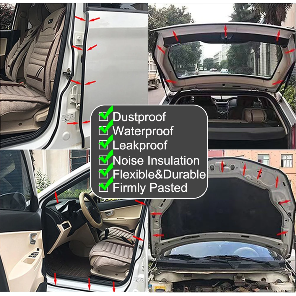 Резиновые уплотнительные ленты для дверей автомобиля L-типа BYD F3 F0 S6 S7 E5 E6 M6 G3 G5 T3 13