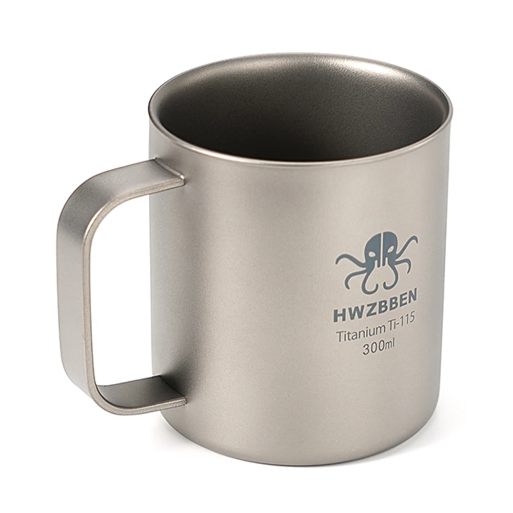 

Уличная титановая чайная чашка 300 мл, уличная походная чайная кружка 300 мл, посуда для пикника, Уличное оборудование для кемпинга