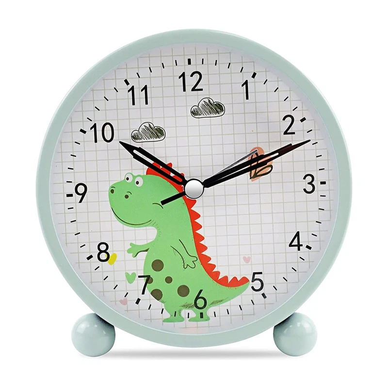 

ABHU Alarm Clock Children's Analogue Without Ticking,Loud Alarm Clock,Silent,Alarm Clock For Boys,Girls And Students