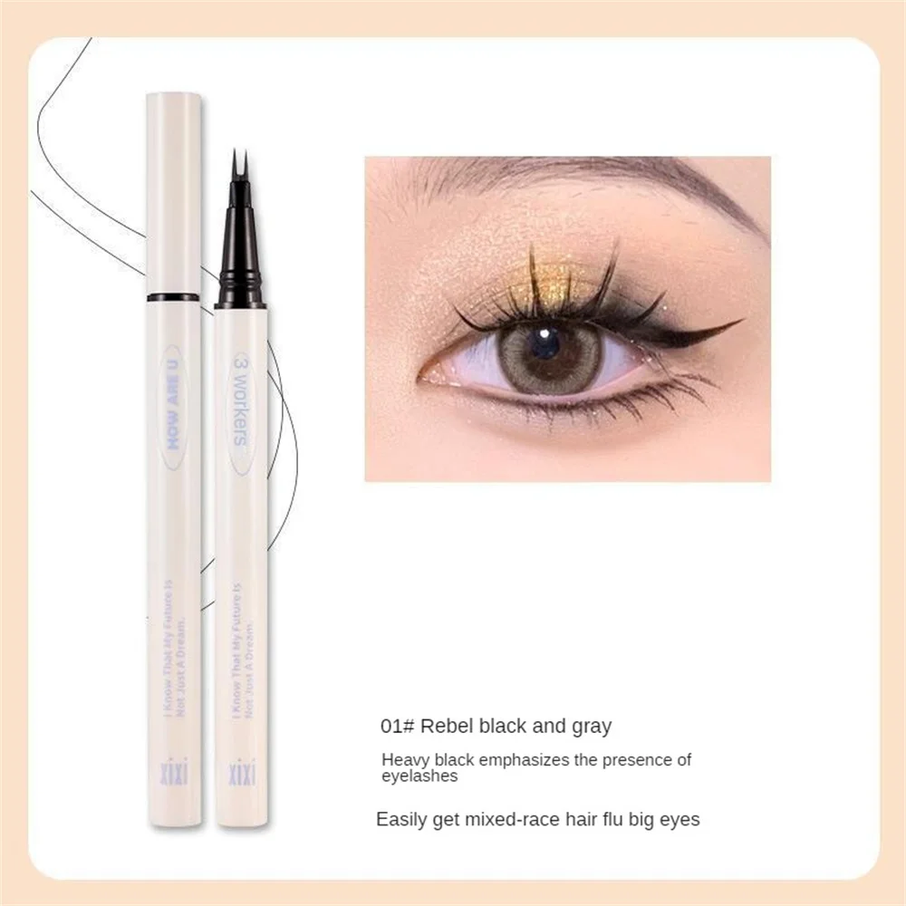 

2 Colors Optional Lying Silkworm Pen Gentle Removable Native Color Eye Makeup Pencil Eyeliner 0.6g Cant Rub It Off Mascara