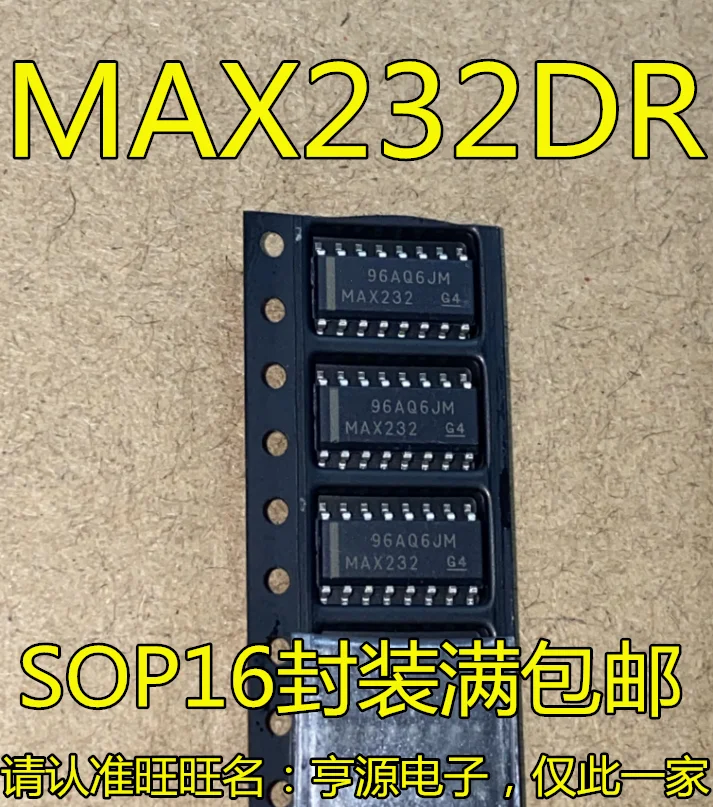 50 шт./лот MAX232DR max232чарт MAX232 MAX232I SOP-16 100% Новинка