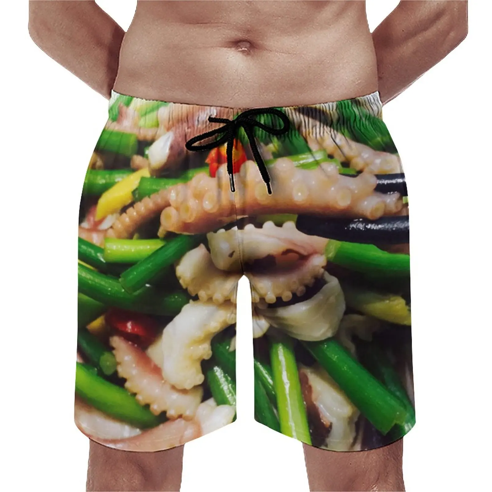 Рисунок 4 - Мужские пляжные шорты с аниме деликатесы