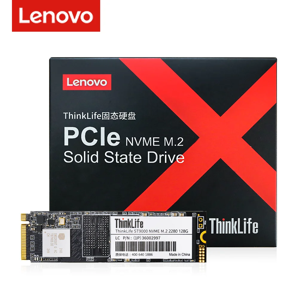 Lenovo NVME SSD NMVE M2 1 TB 128GB 256GB 512GB 1TB SSD M.2 PCIe Internal Solid State Drive Hard Disk for Laptop Desktop Computer