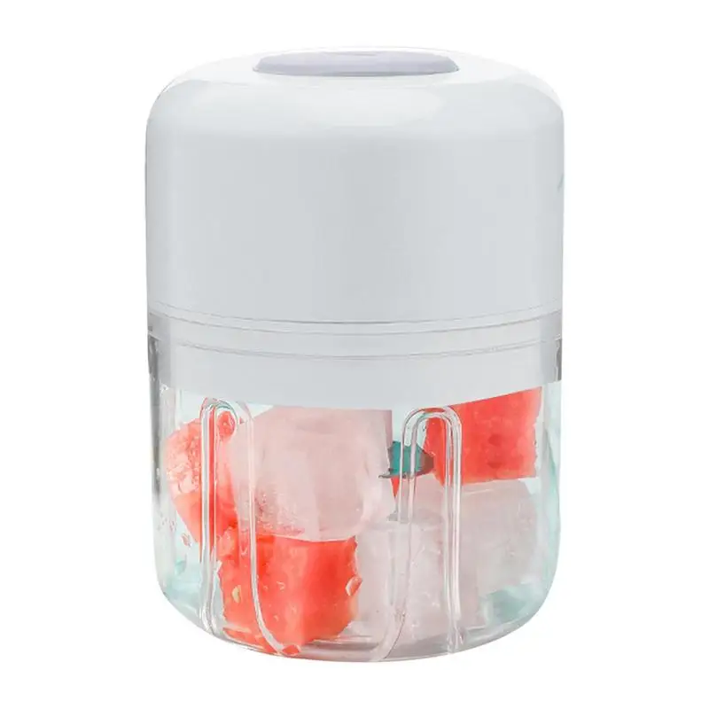 Ice Crusher Machine 250ml Usb Charging Crushed Ice Maker Multifunctional Meat Grinder Smoothie Machine For Apartment Home
