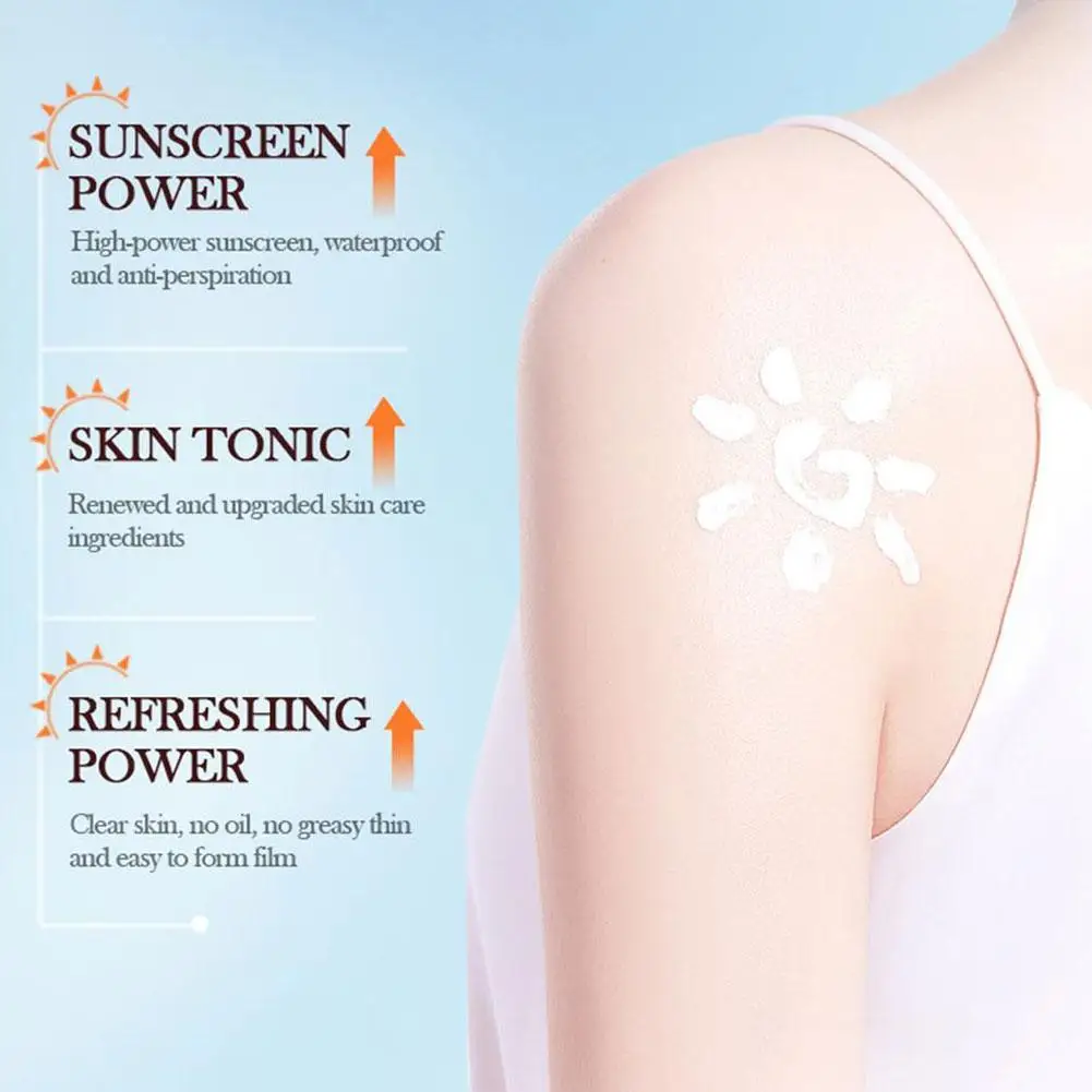 1 коробка Солнцезащитный отбеливающий крем для лица