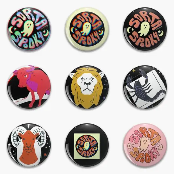 

Sorta Holo 3D Soft Button Pin Customizable Jewelry Cartoon Decor Lapel Pin Cute Badge Funny Creative Women Clothes Hat Collar