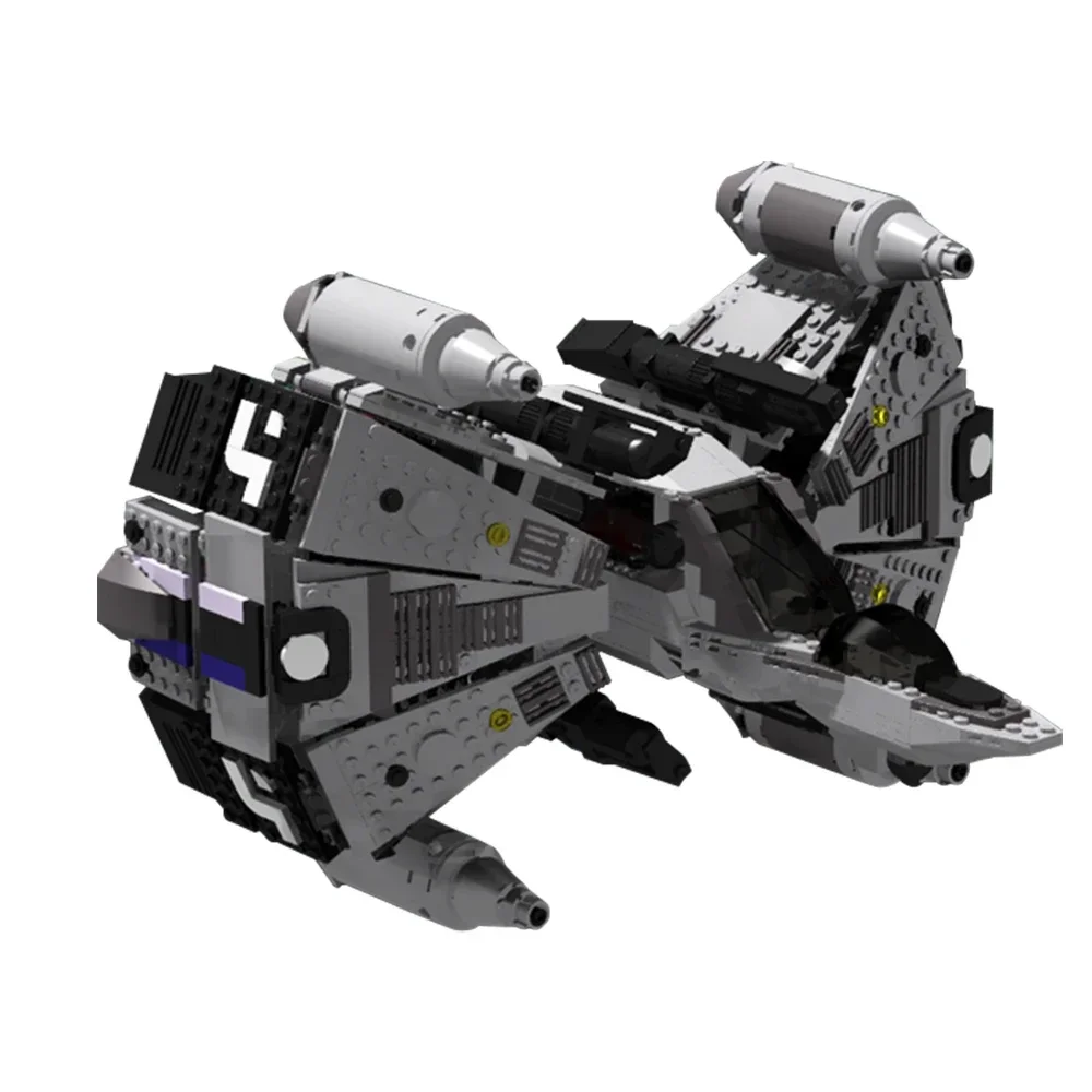 

Gobrick MOC последний Звездный истребитель Gunstar Модель Кирпичи истребитель корабль строительные блоки Обучающие игрушки для строительства