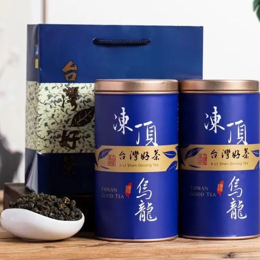 

Taiwan Gaoshan Tea Frozen Top Oolong Tea Super Grade Luzhou Flavor Tea Gift Box Can 250g / Can Non Tea Set no teapot